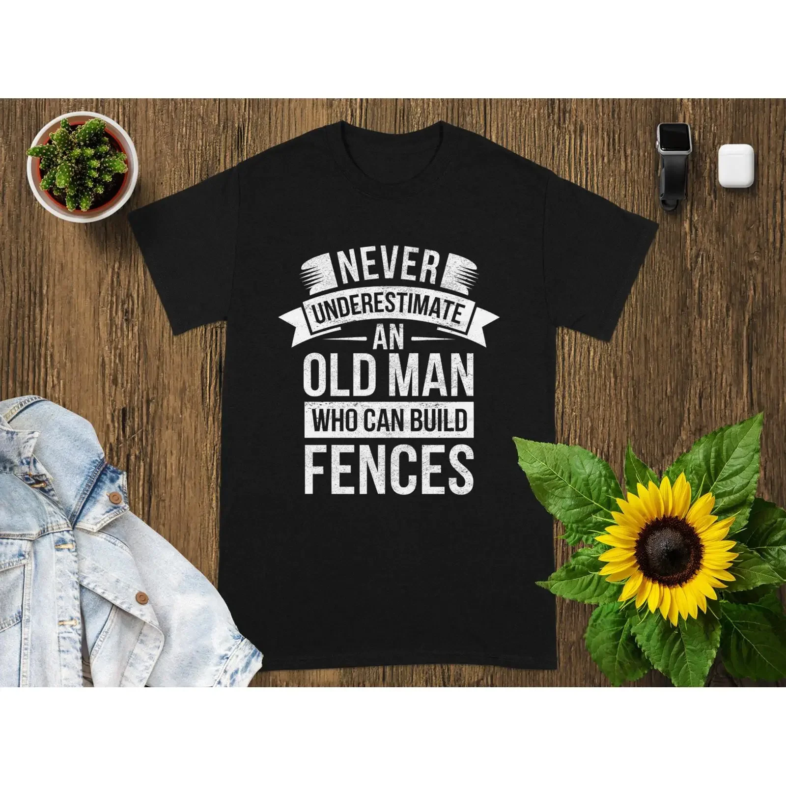 Fence Installer T Shirt Funny for Fencing Professionals vintage Washed Stylish Casual Top For Everyday Wear fashion