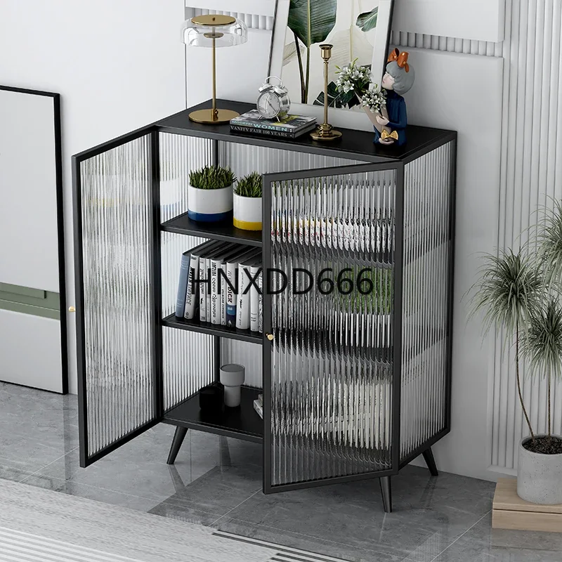 Changhong glass light luxury simple living room integrated wall wine cabinet multi-function
