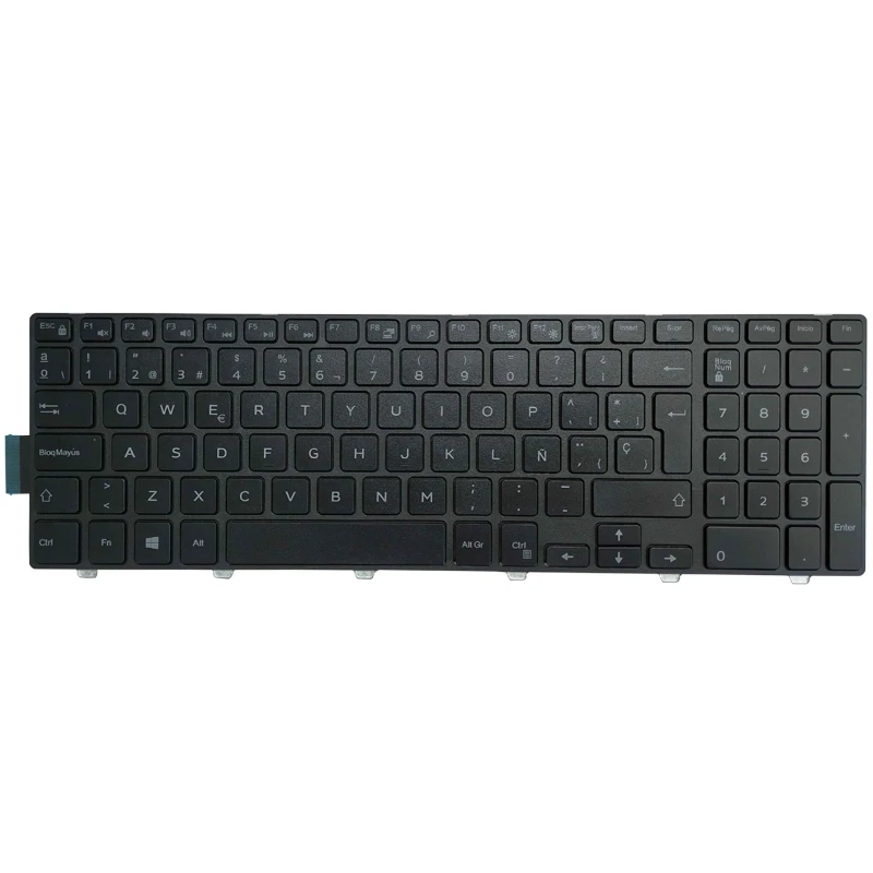 Spanish SP laptop Keyboard FOR DELL Inspiron P26E P28E 5557 P39F P40F MP-13N73SU-442 MP-13N7 CN-0JYP58 CN-0HHCC8-72438