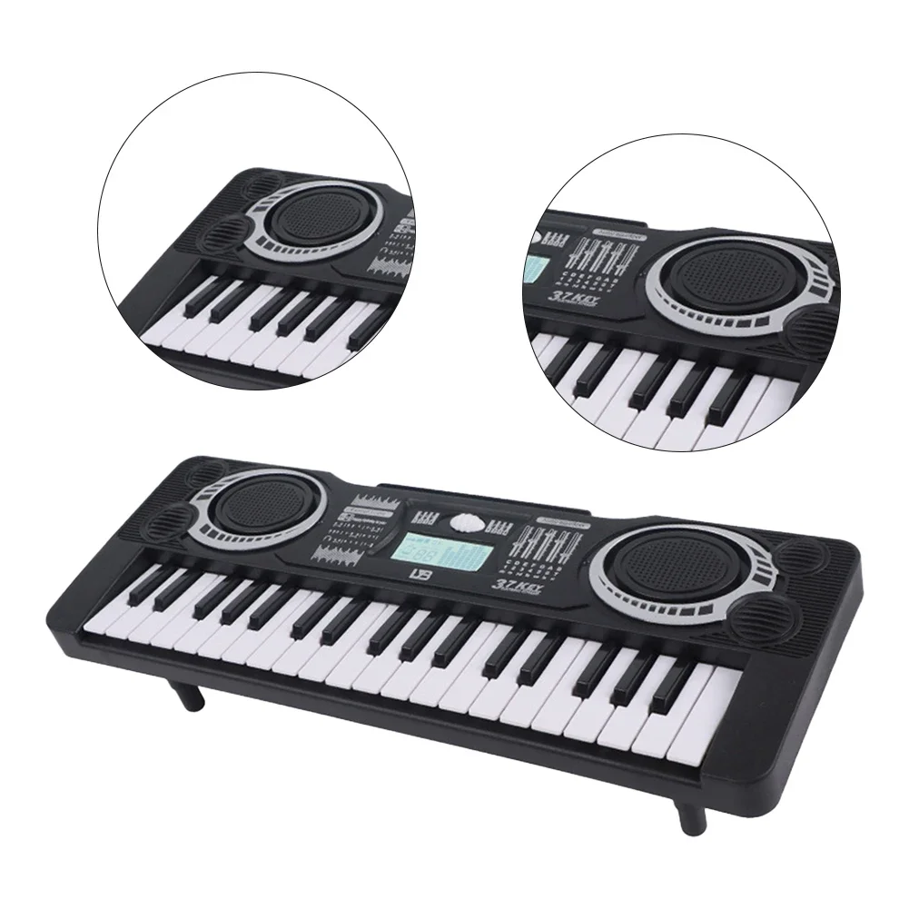 Portable 37 Keys Electronic Piano Digital Keyboard Piano LED Display Musical Instrument Kids Toy Electric Piano For Children