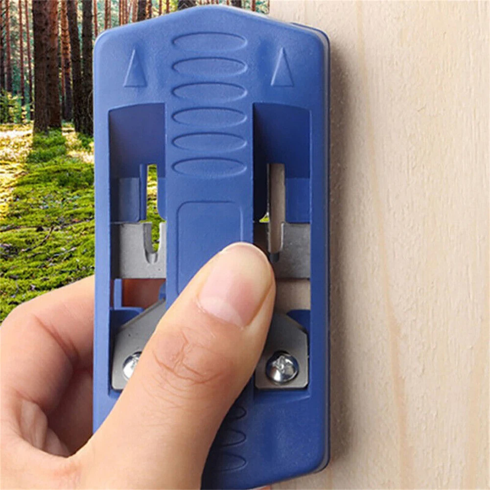 Veneer Edge Trimmer, Edge Banding Cutter With 6 Blades, Anti Slip Top SurfaceManual Edge Banding Machine, Woodworking Tool