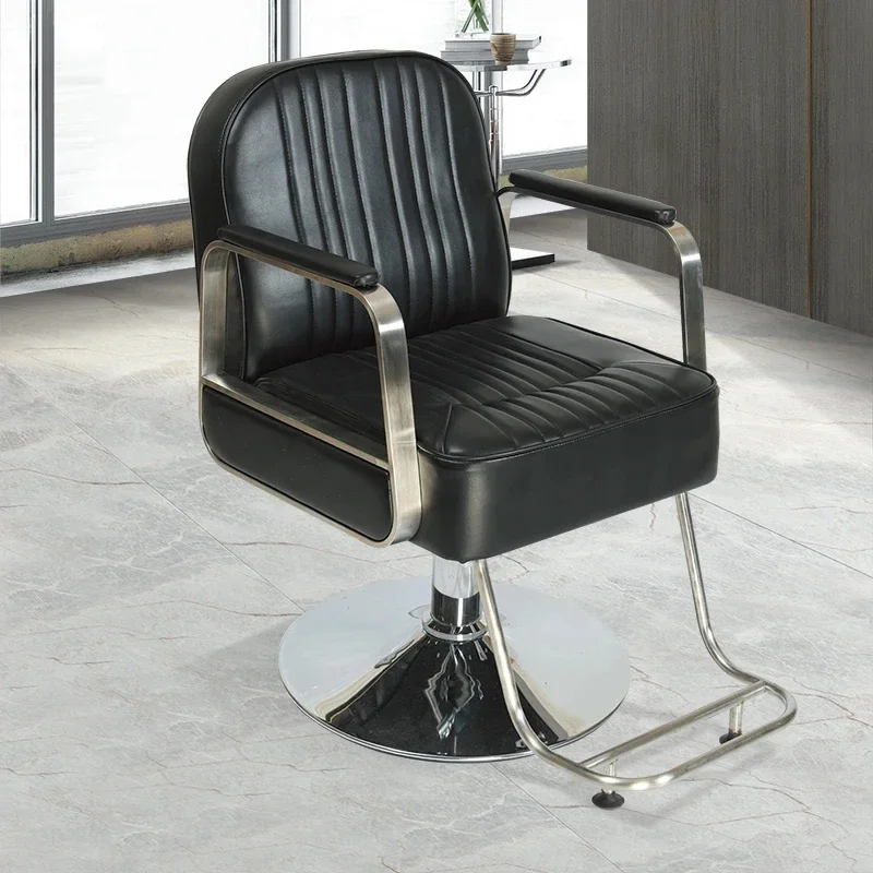 

Salon Luxury Barber Chair Shampoo Headrest Beauty Swivel Barber Chair Prodgf Hairdressing Chaise Coiffeuse Italian Furniture