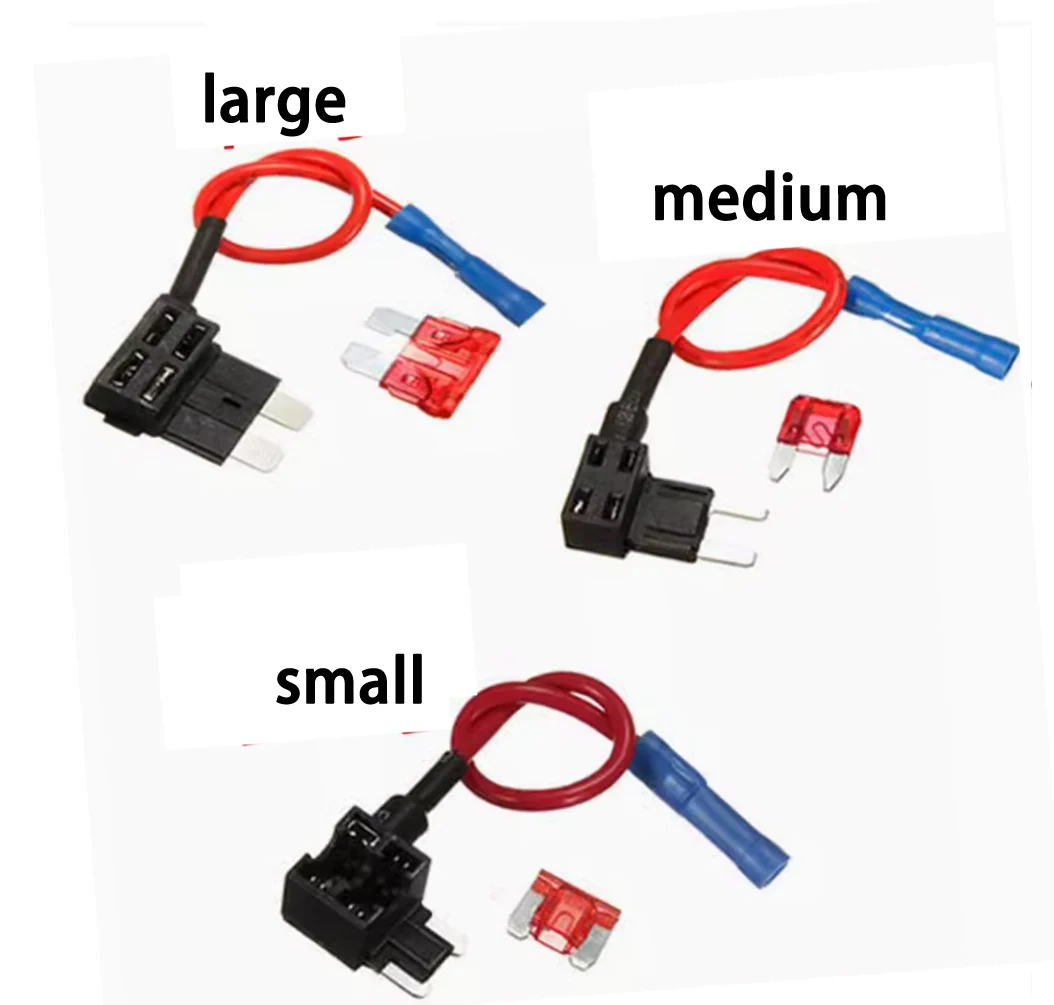 

Universal Car Add-A-Circuit Fuse Blade Holder Small Fuse Extractor with Micro2 Mini Atc Ats Thin Tap Adapter
