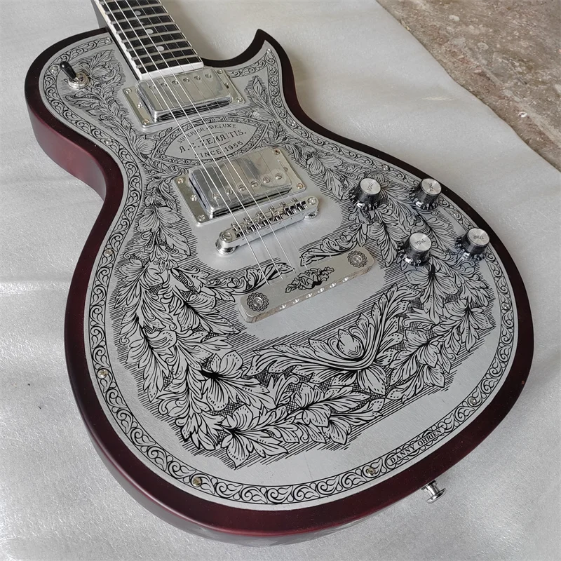 6-string ElectricGuitar, Sculpted Aluminum-plastic Panel, Custom Model, Free Shipping