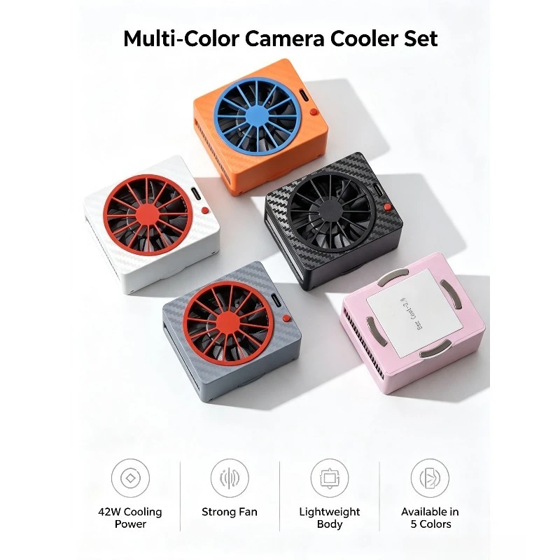 Mobile Semiconductor Radiator, Magnetic Suction Type, Flat Panel Cooling, Mini Small Host