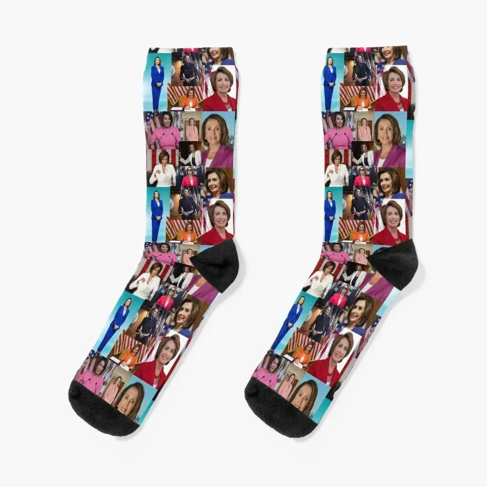 

nancy pelosi Socks Children's cool Rugby soccer anti-slip Socks Women's Men's