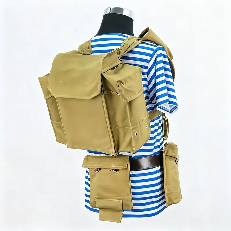 Russian Soviet RD-54 Paratrooper Assault Backpack Tactical Vest Waist Belt Chest Rig MOLLE Hanging Bags Military Gear