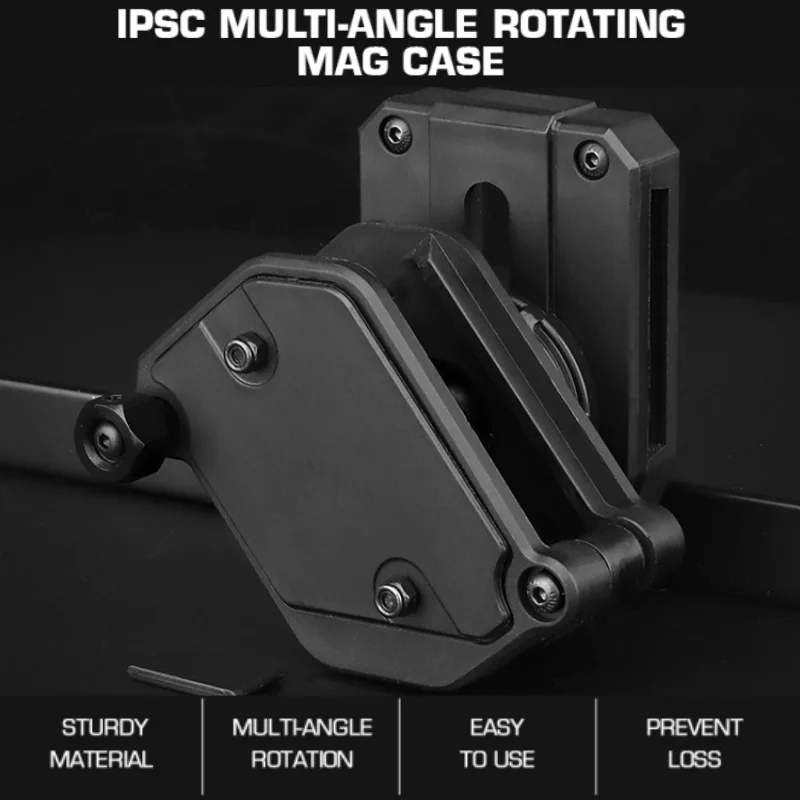 

IPSC Rotating Magazine Box | 360° Rotating Ammo Case | Range Training Essential