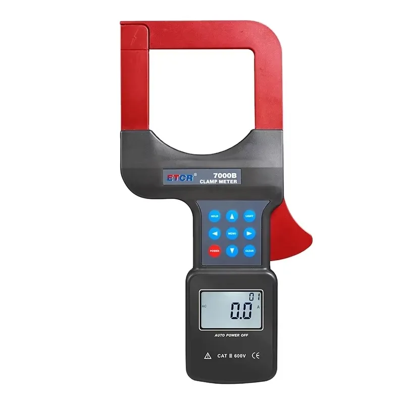 ETCR7000B Clamp‑Type Ammeter 10mA Resolution Low Z Mode Live Line Alarm Auto Power Off Portable Electrical Test Instrument