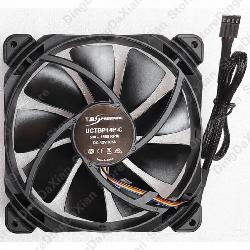 d 1PCS For Enermax LIQTECH II TR4 | Replacement Fan UCTBP14P-C 12V 0.20A 140mm