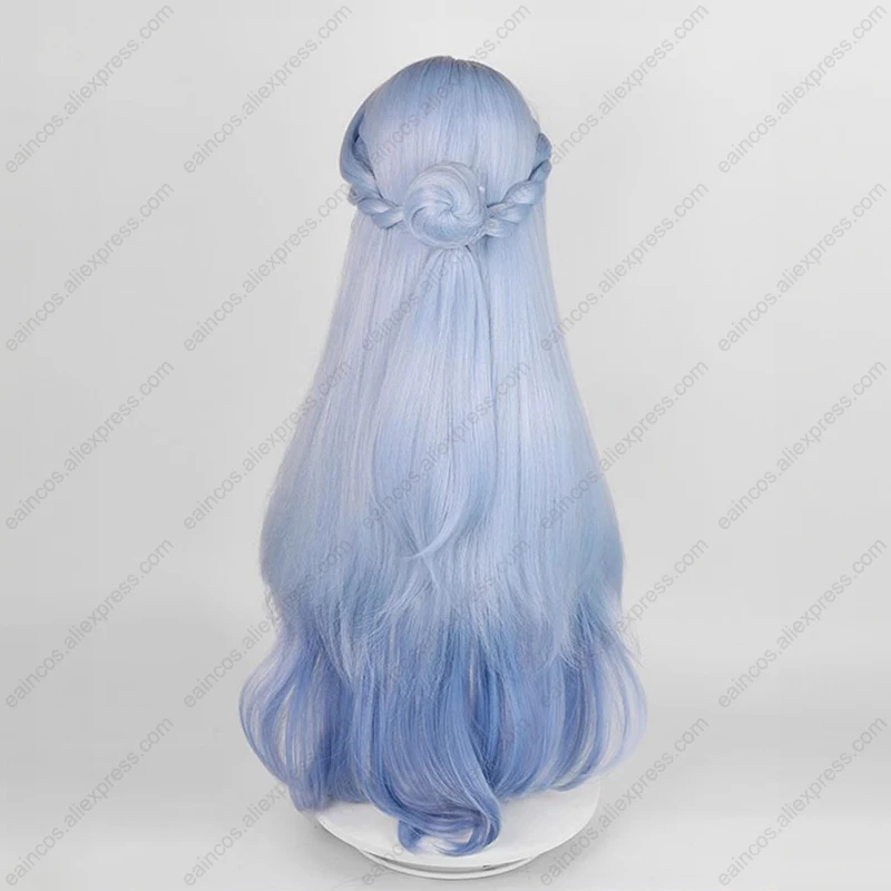 HSR Robin parrucca Cosplay 96cm lunga azzurro colore misto parrucche sfumate capelli sintetici resistenti al calore Halloween