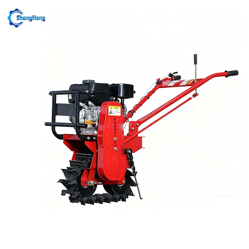 Air-cooled Garden Mini Tiller Crawler Cultivator Multifunctional High Productivity