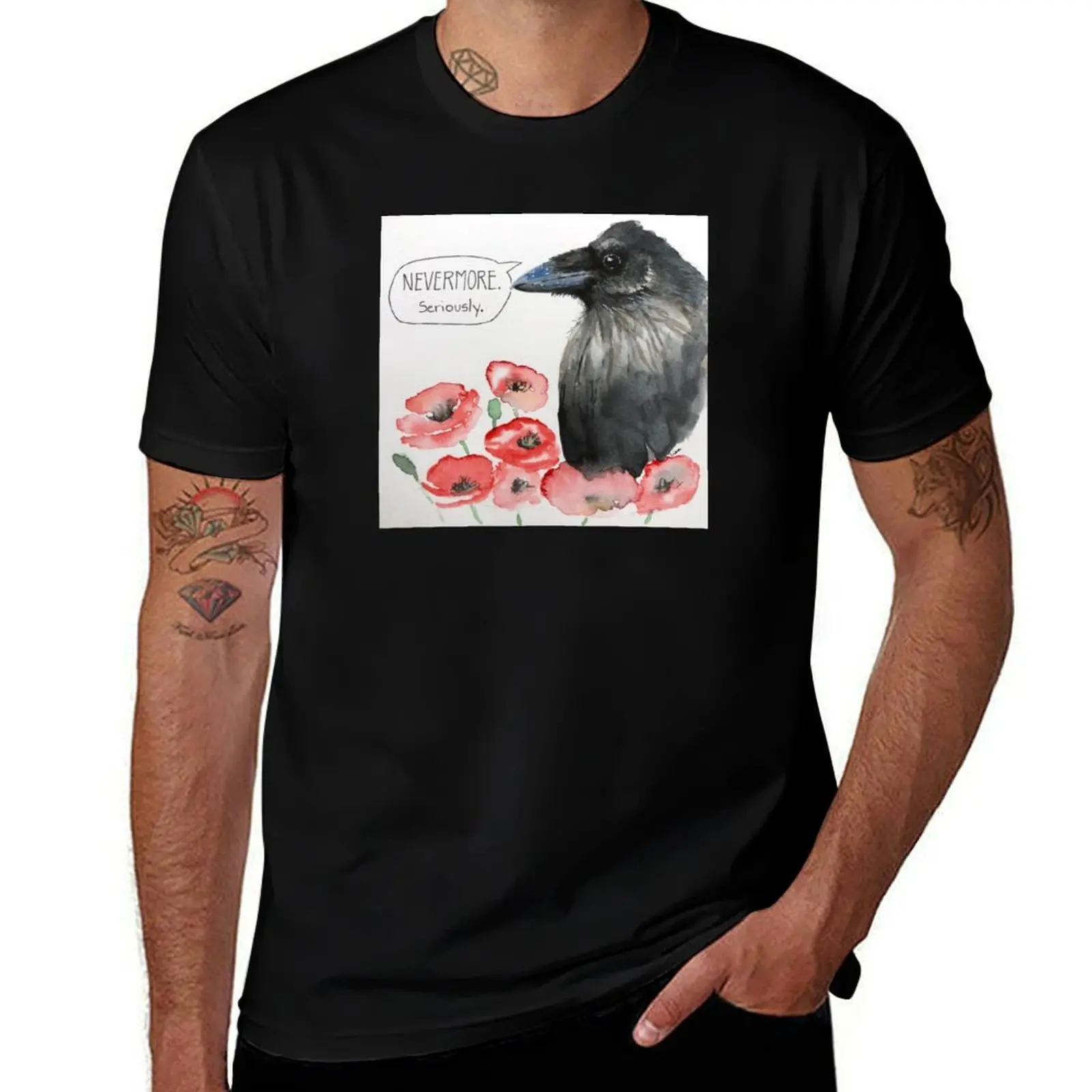 

Raven T-Shirt t shirt man luxury anime t shirts for man man t shirts for men T-shirt