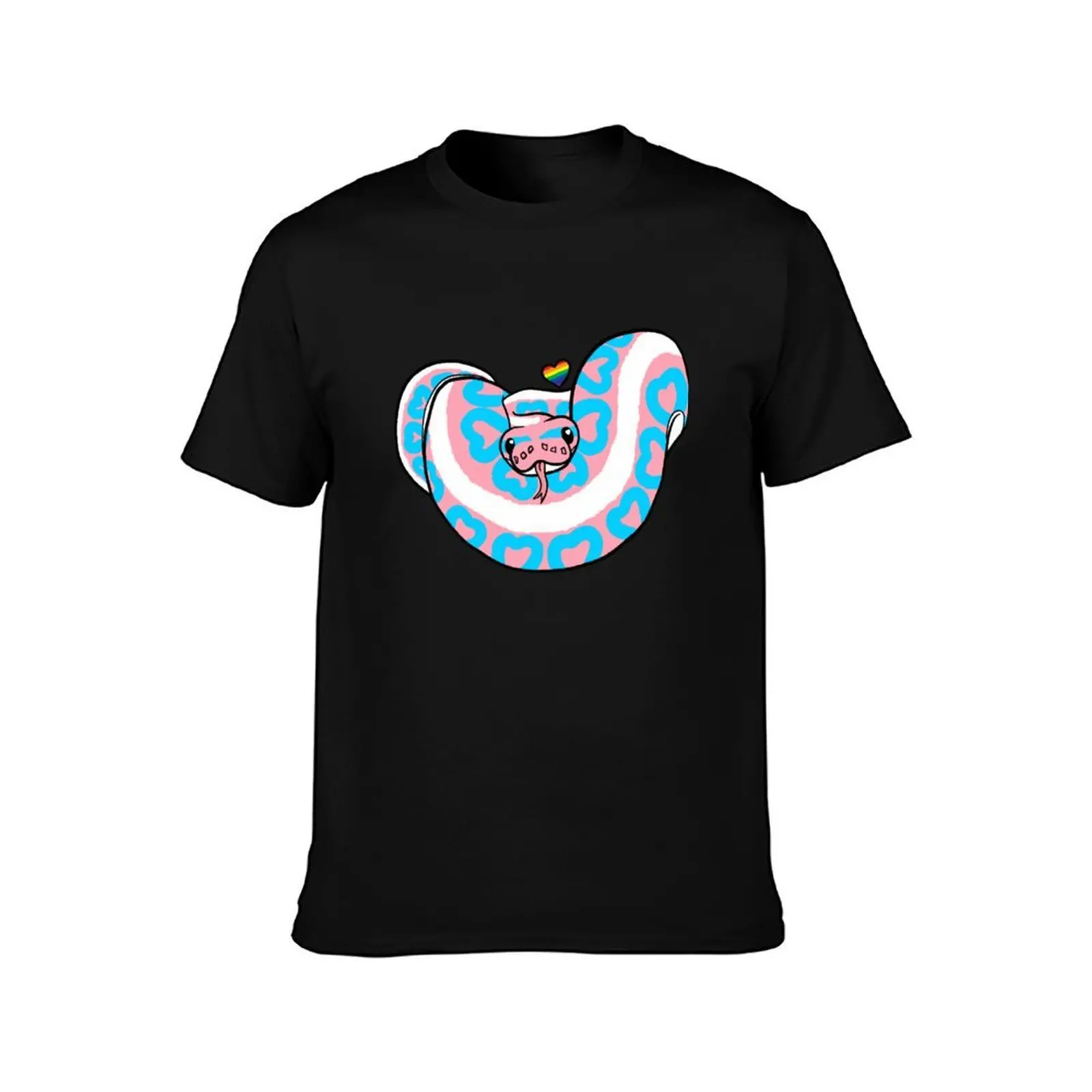 Pride Pythons - Transgender (F) T-Shirt, Summer Casual Cotton Tee, Oversized Streetwear Tops, Vintage Graphic Print, 100% Cotton