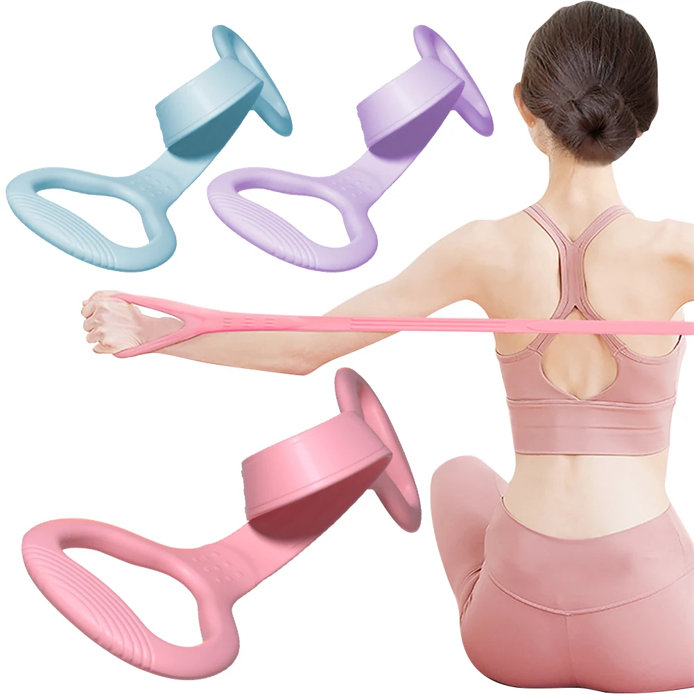 Resistance Band Elastic Puller Rope Non Slip Fitness Training Belt Rally Rope Stretching Pulling Tool for Shoulder Arms Back