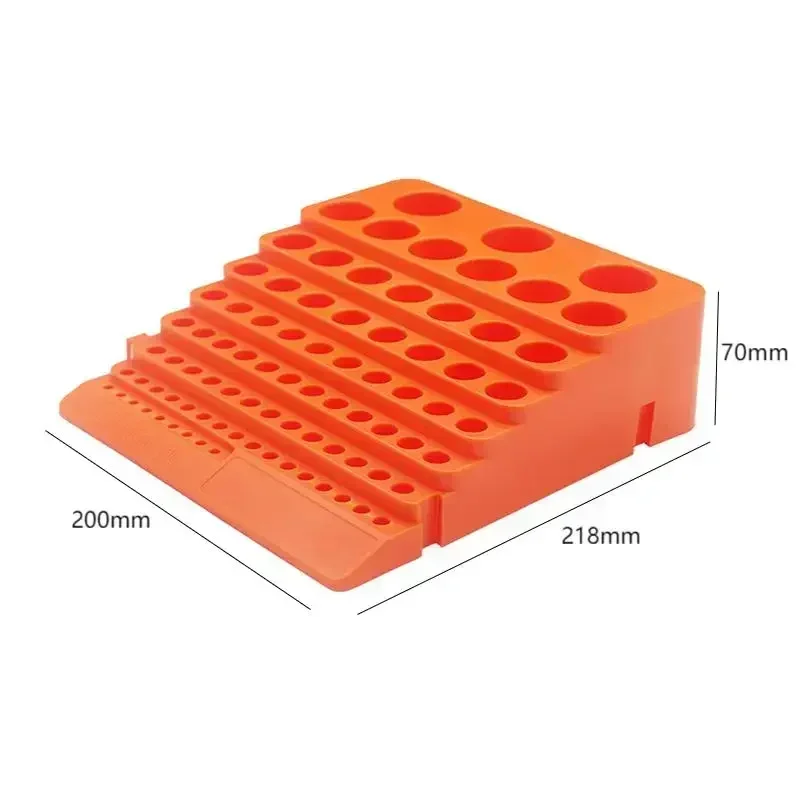 Organizer Holes 84 Tool Tool Bit Accessories Milling Cutter Box CNC Boxes Multifunctional Plastic Case Storage Drill Cutter