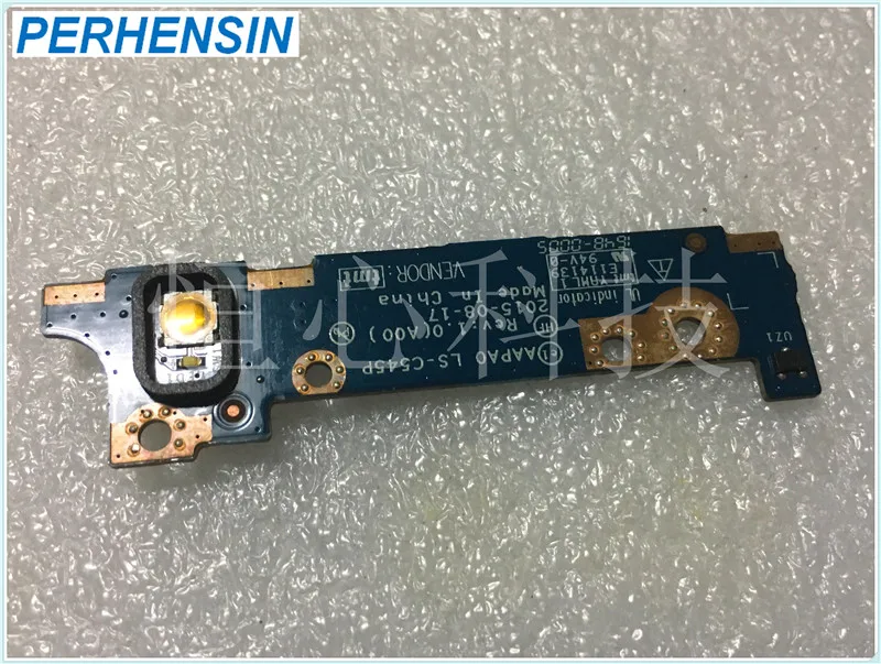 FOR Dell PRECISION 15 7510 M7510 POWER BUTTON BOARD FR5NP LS-C545P 890R6 Tested Fast Shipping