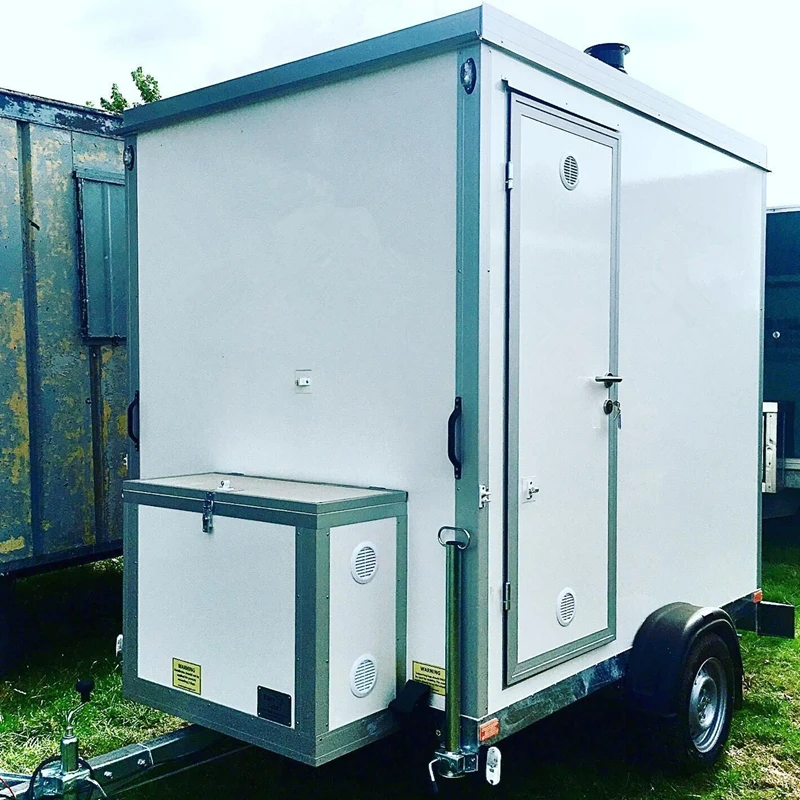 Commercial Large Toilet On Wheels Man Woman Individual Private Rest Room Wash Basin Luxury Furniture Mobile Trailer