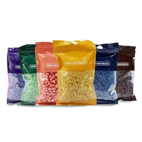 Imagen 2 del producto 100g de cera depiladora de frijoles sin limpieza tiras de cera de Bikini depiladas para depilación de frijoles de cera dura