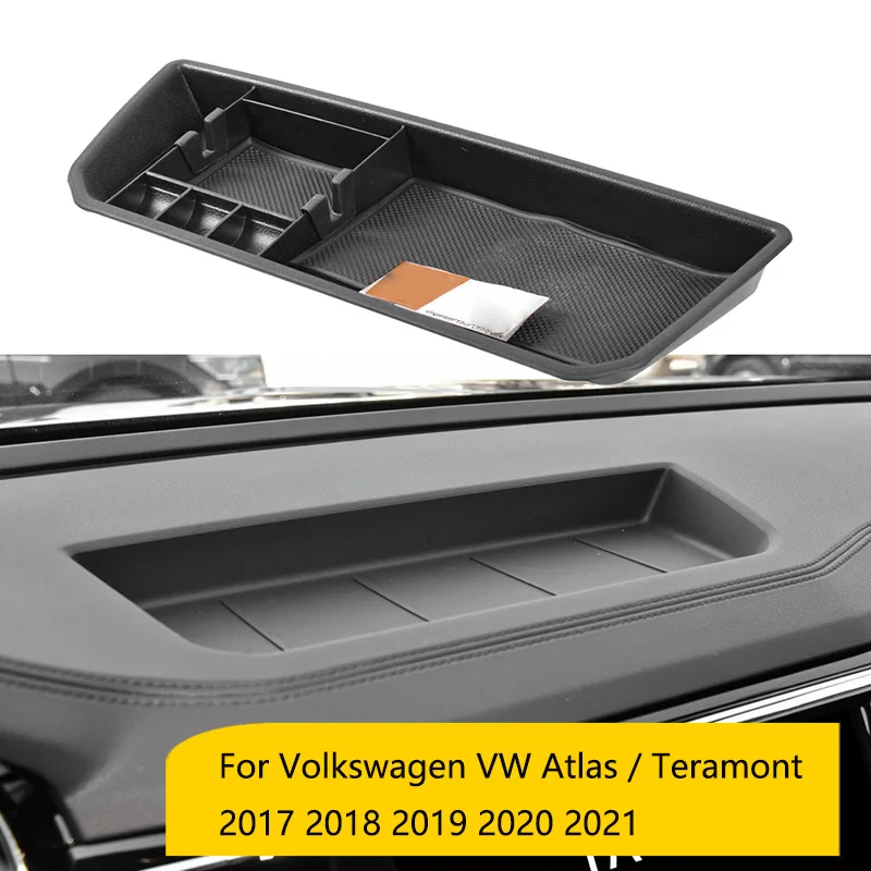 

Dashboard Storage Box Organizer Armrest Box Tray Holder Tray For Volkswagen VW Atlas 2018 2019 2020 2021 2022 2023 Accessories