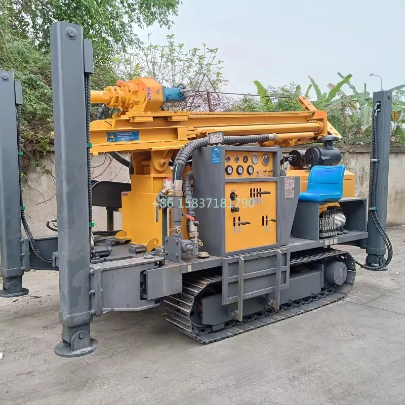 New Design Water Well Drilling Rig Wholesale 260m 150m Drill Rig Depth Hydraulic Borehole High Quality Water Well Drilling Rig