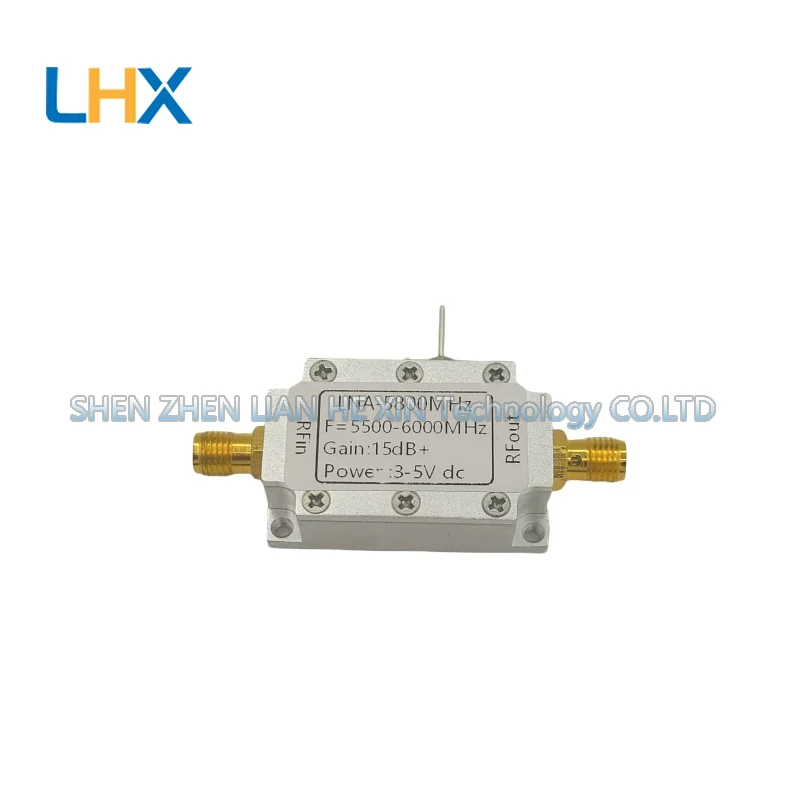 5.8GHz low noise gain 15dB LNA 5800MHz graphic transmission RF amplifier
