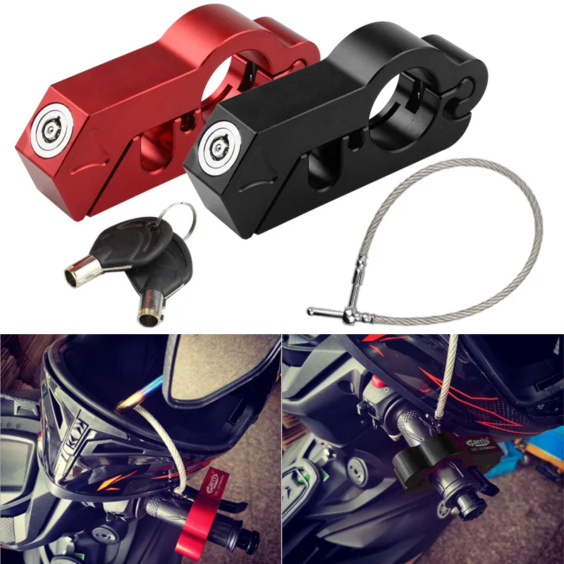 

Motorcycle CNC handlebar helmet lock, modified motorcycle handlebar helmet lock, handlebar helmet anti-theft lock