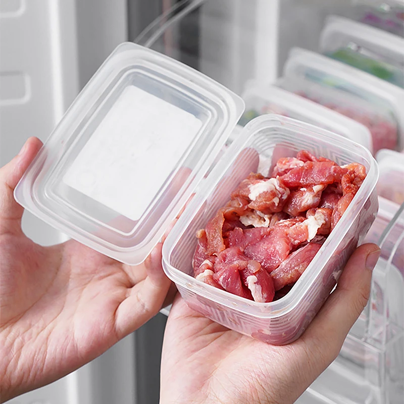 Food Container Freezer Frozen Meat Storage Box Frozen Food Grade Storage Box Small Preservation Box Kitchen Accessories