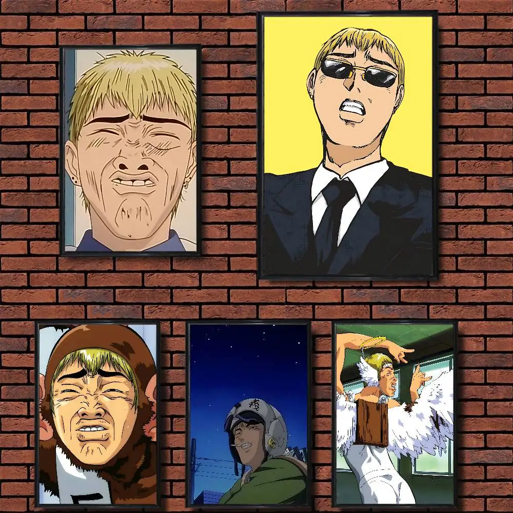 

Onizuka Eikichi GTO Poster Prints Wall Art Painting Picture Gift Living Room Bar Restaurant Dec Sticker Large