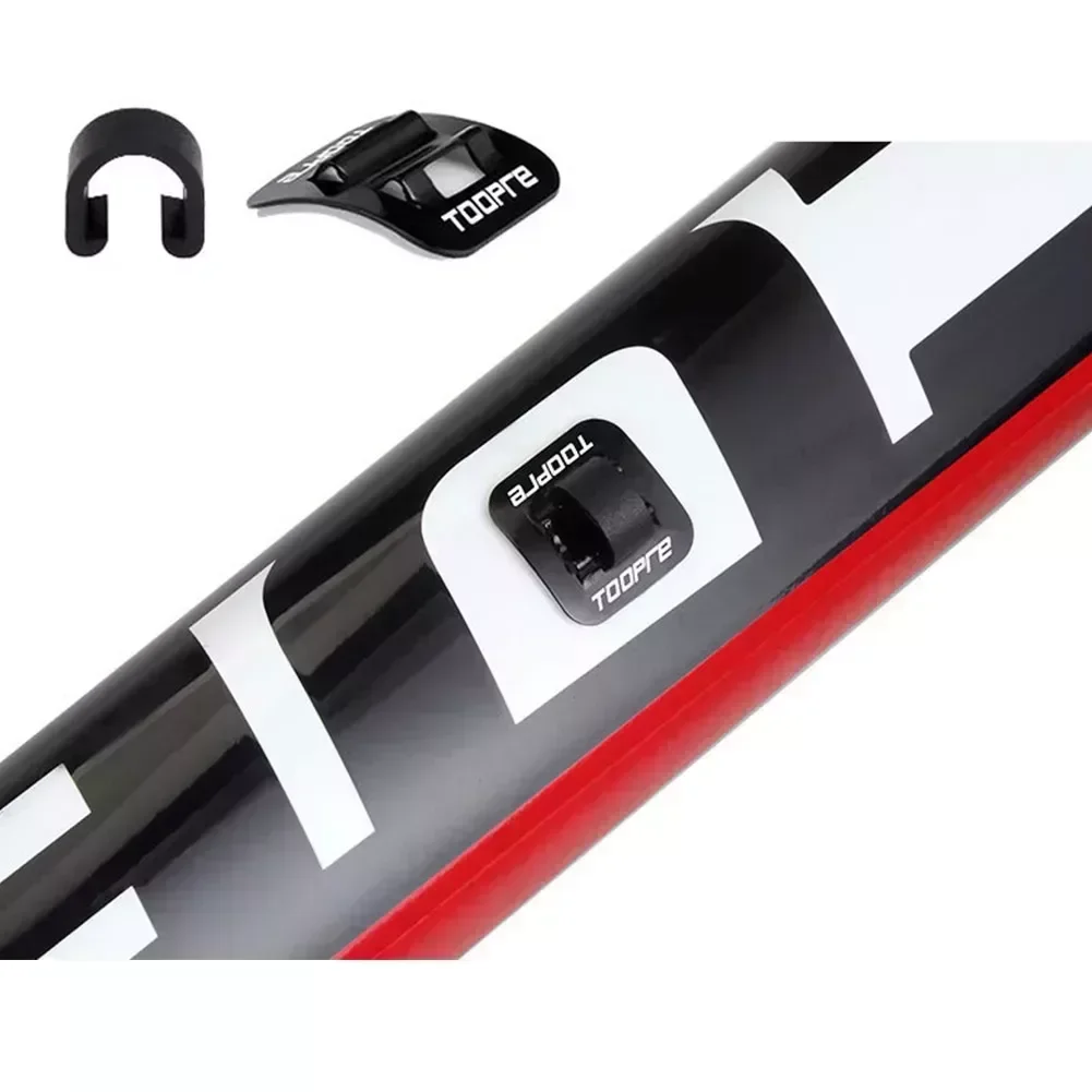 SPORTFUNSF 10 Sets Mountain Bike Bicycle Brake Cable Guide Seat Frame Tubing Fixing Clamp C-buckle Cycling Accessories PART image 5