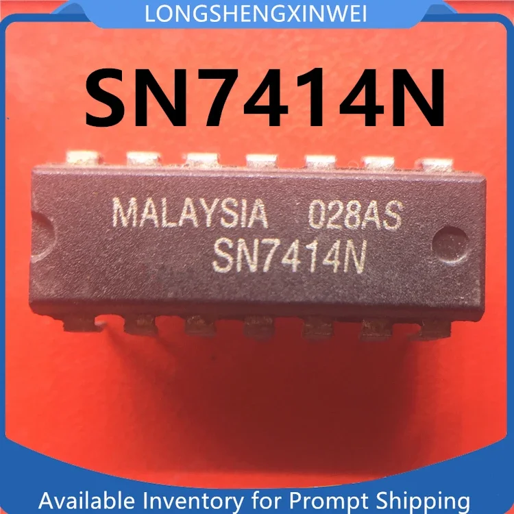 5PCS New Original SN7414N 7414N Direct Insert DIP-14 Schmidt Trigger