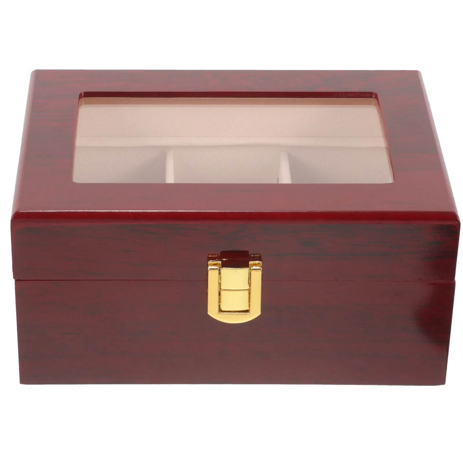 

Wooden Watch Storage Box 3 Slot Jewelry Organizer Travel Case Display Holder for Men Women Watch Storage Case for Men