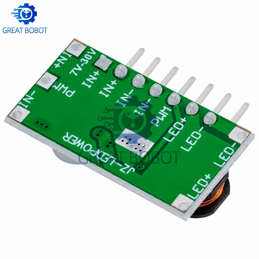 3W DC IN 7-30V OUT 700mA LED Lamp Driver Support PMW Dimmer DC-DC 7.0-30V to 1.2-28V Step Down Buck Converter Module