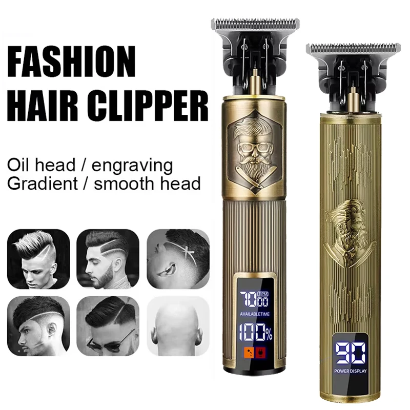 2025 T9 Hair Clipper Repair Beard Shaving Body Hair Trimmer Clippers Electric Machine USB Charging Haircut Machine Barber Shaver