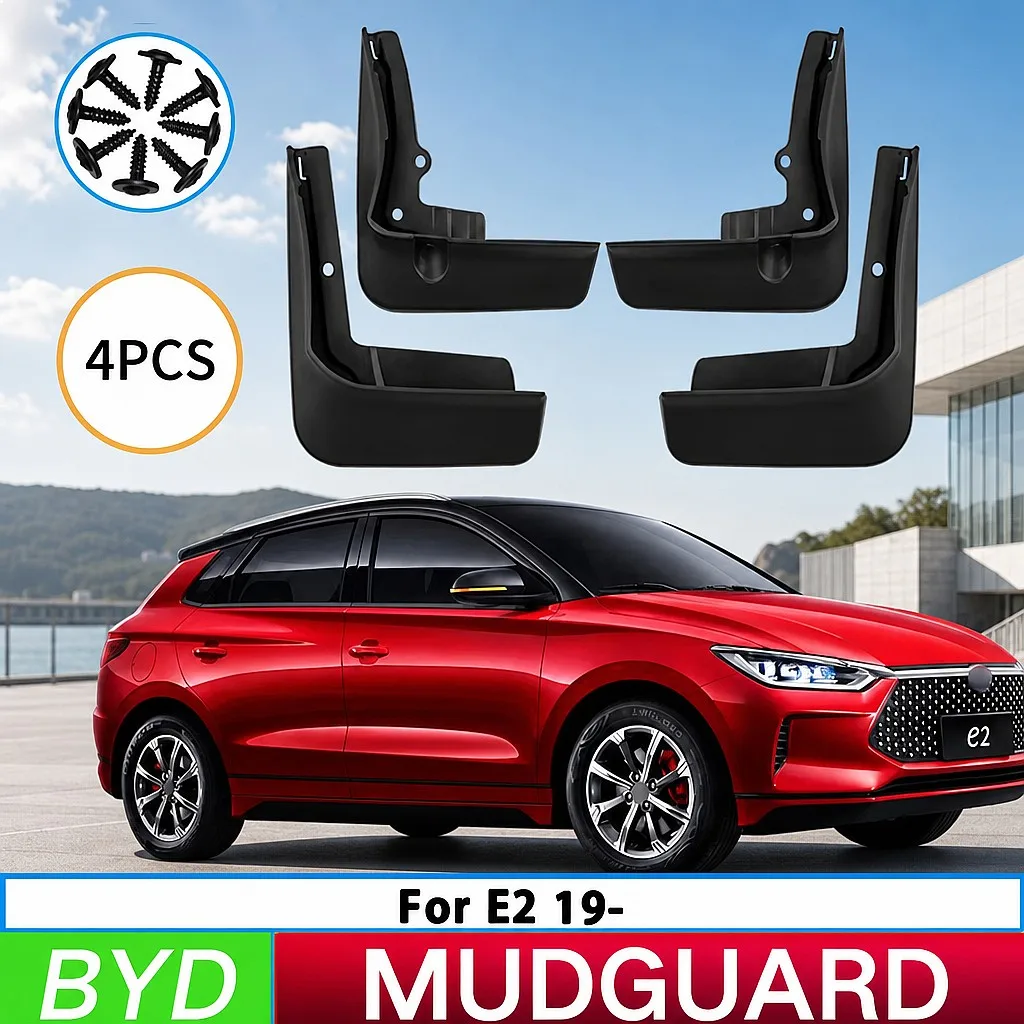 

Suitable for BYD E2 2019-2023 Mudguards Splash Guards Front Rear Wheel Car Accessories