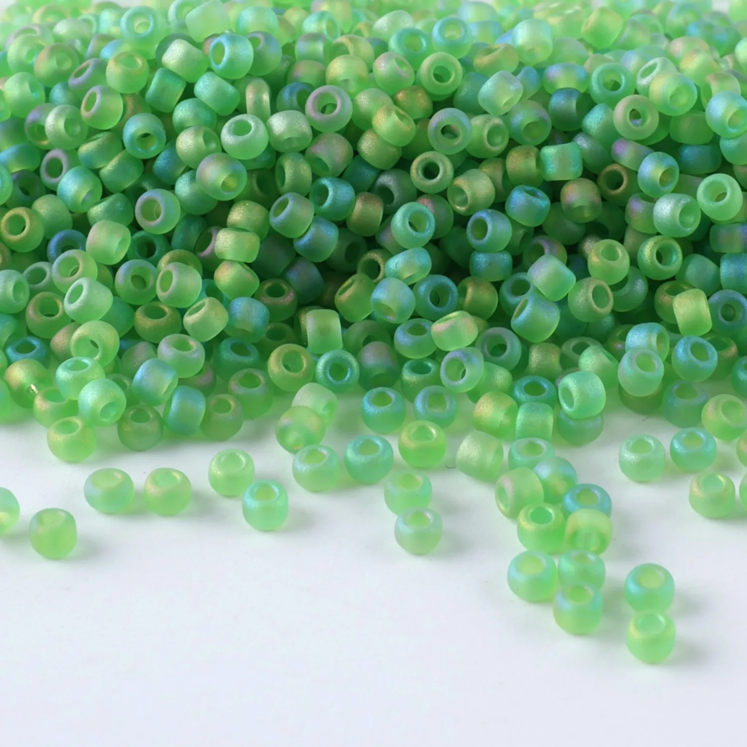 Hochwertige CJ 11/0 Mattierte Rocailles-Perlen für Schmuckherstellung, 10g/Röhrchen, Geeignet für Alle Arten von DIY-Bastelarbeiten – Detail 19