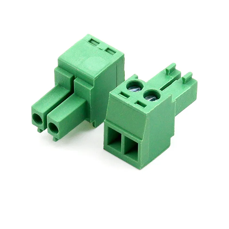 2EDGK-3.5MM Female plug socket green terminal block plug-in PCB Phoenix terminal circuit board  socket 15EDGK 2-12P Connector