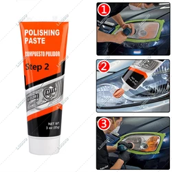 Headlamp Repair Kits Car Headlight Restoration Polishing Kits Cleaning Paste Refurbish Paint Care Car light Lens Polish Polisher