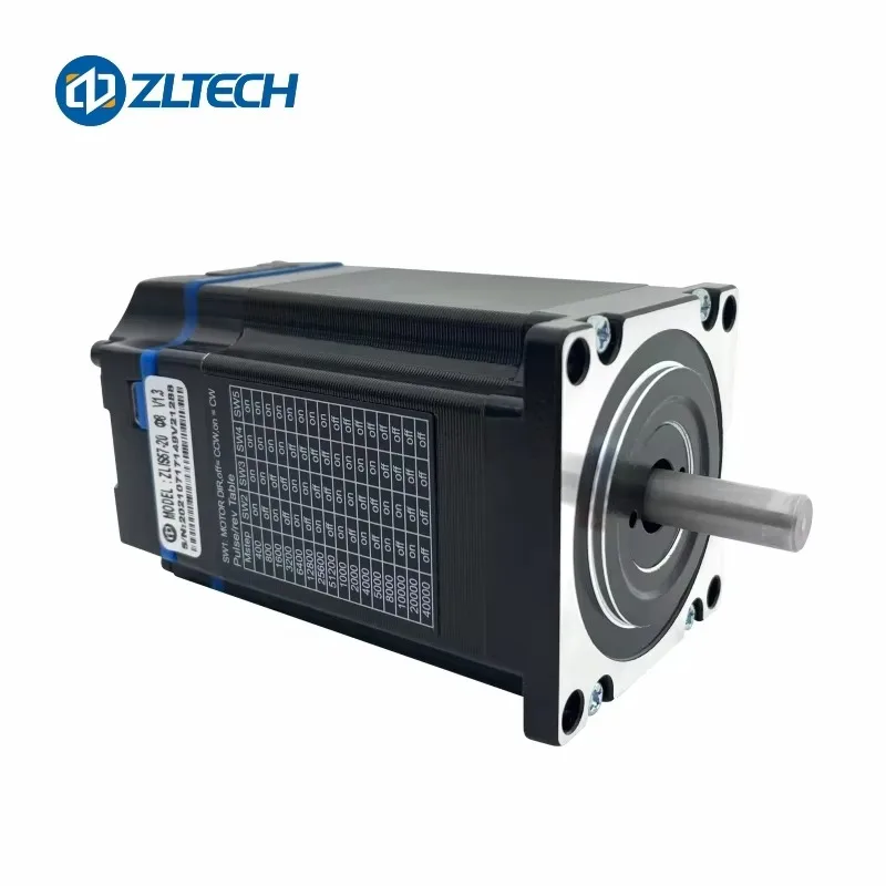 Nema23 24V 2 Phase 2500RPM 2.8N.m Closed Loop Brushless Electric Integrated Encoder Dc Stepper Servo Motor with Driver