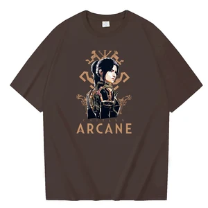 Arkane Staffel 2 Caitlyn T-Shirt O-the Short Sleeve Shirts Geschenk für Fans 11 Hauptverkaufs CERESTO - №5
