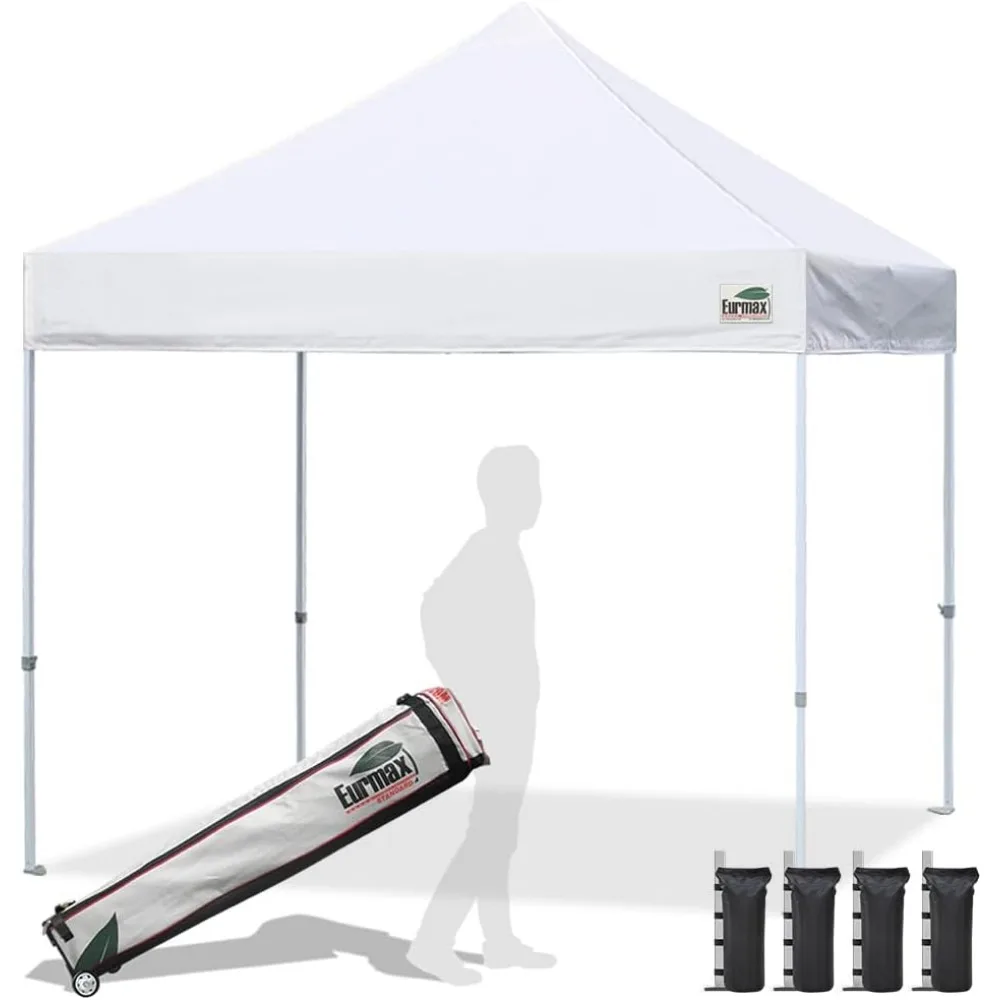 Standard  Patio Pop Up Canopy Tent for Outdoor Events Commercial Instant Canopies with Heavy Duty Roller Bag