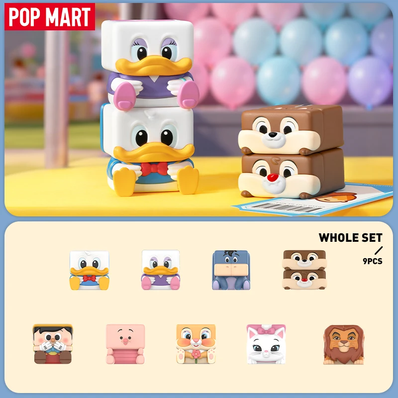 POP MART Disney Classics POP CUBE-2 Series Figuren 1PC/9PCS POPMART Blind Box Niedliche Figur Spielzeug Actionfigur