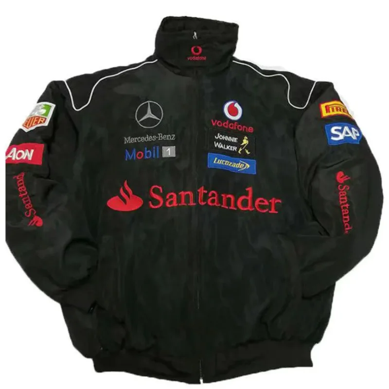 

Женское мотоциклетное пальто Jaet, новинка зимы 2023, повседневное длинное пальто с воротником-стойкой и застежкой-молнией, смесь хлопка