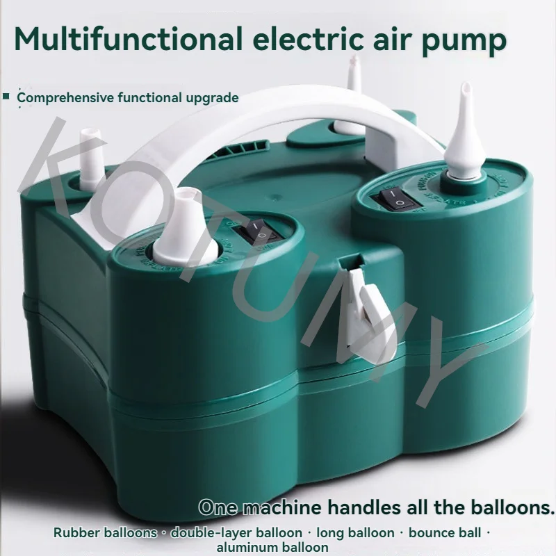 600W Balloon Blowing Machine 220V Double Layer Long Magic Balloon Electric Inflatior for Various Balloon