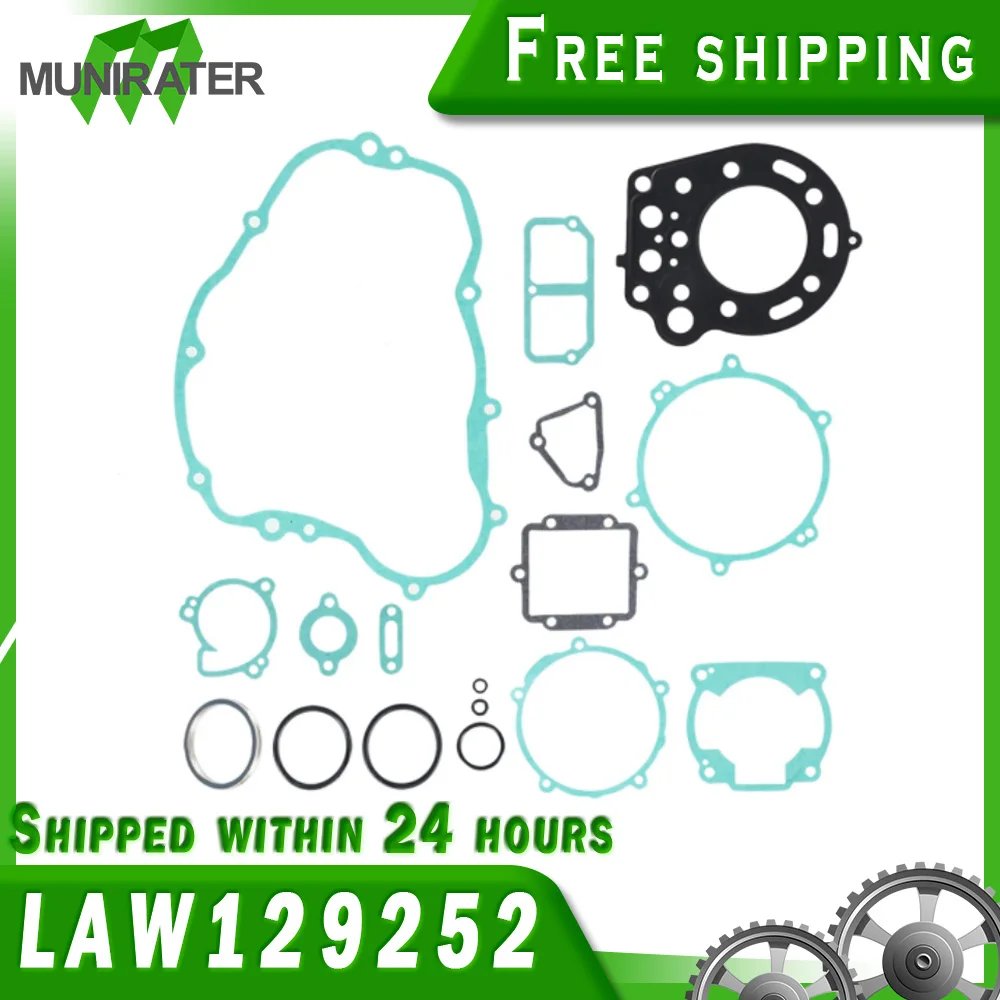 Fit For Kawasaki KDX200 Complete Full Engine Gasket Set 1989-1994