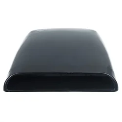 Copertura del cofano bianco 1 pezzo plastica ABS nero decorazione tetto Scoop Vent Air Flow Bonnet cofano decorativo per auto