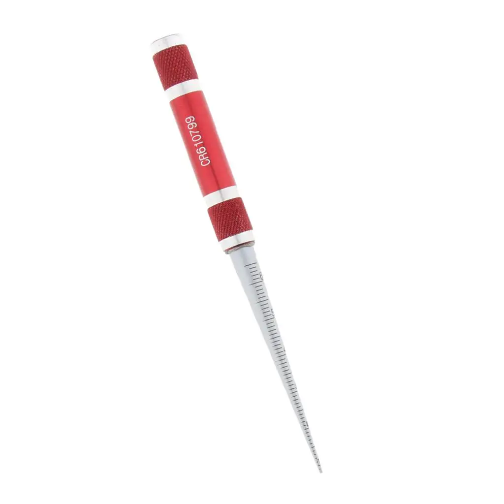 Welding Taper Gauge Zinc Alloy Gap Hole Inspection Ruler Accurate Measuring Tool for Machinist Use