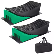 2pcs Green Black