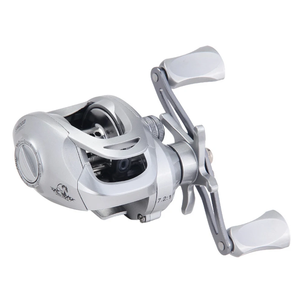 

Lowprofile Fishing Reel Gear Ratio 7:2:1 Casting Reel Low Profile Freshwater Bait Caster Fishing Reel For Outdoor Fishing