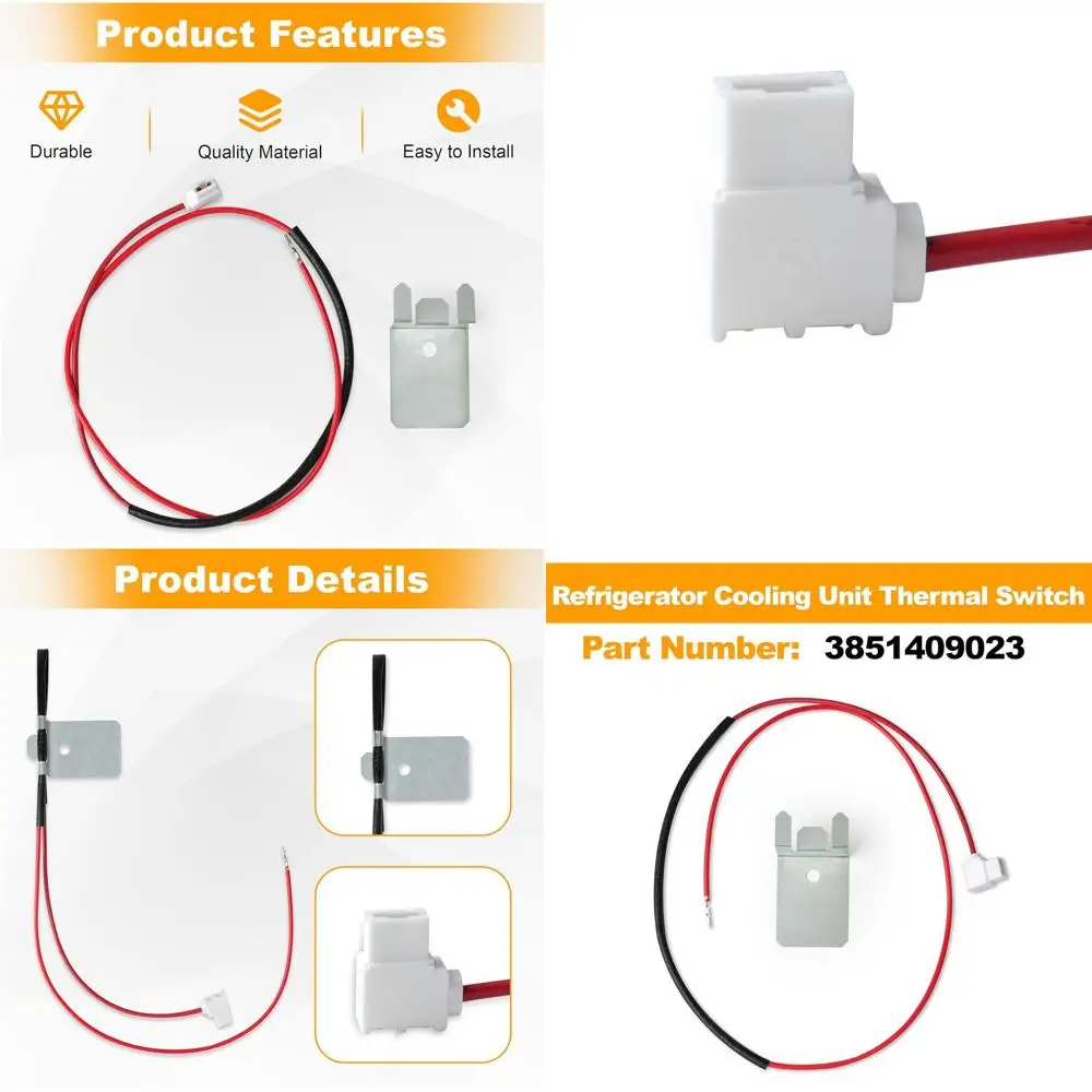 

Термовыключатель блока охлаждения холодильника, термопредохранитель — Asm для Dometic RV 3851409023 (подходит для холодильников RM3762/RM3962)